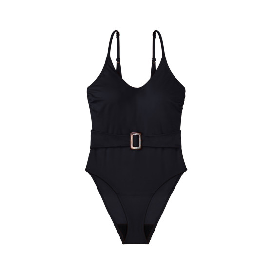 Jednodijelni menstrualni kupaći kostim Dorina Aqua Moon Wave Black (DOR202)