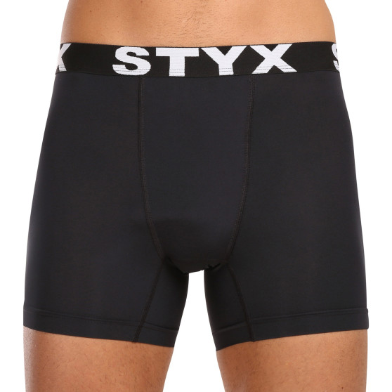 3PACK muške funkcionalne boksačice Styx crno (3W96012)
