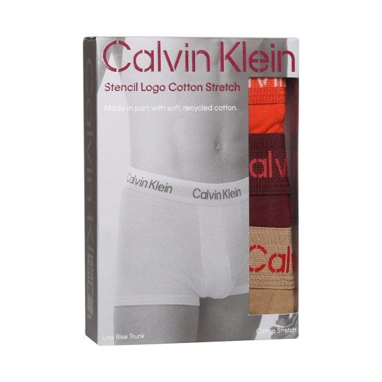 3PACK muške bokserice Calvin Klein višebojan (NB3705A-FZP)