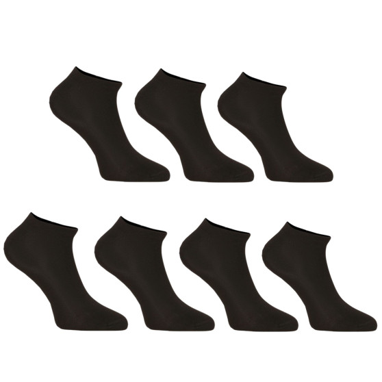 7PACK čarape Nedeto niske crne (7NDTPN1001)