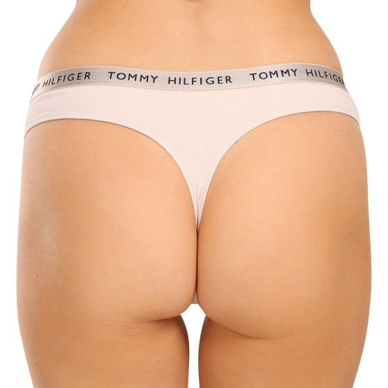 3PACK ženske tange Tommy Hilfiger višebojan (UW0UW04889 0R1)