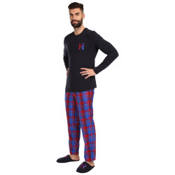 Muška pidžama Tommy Hilfiger s raznobojnim papučama u poklon kutiji (UM0UM02989 0G5)