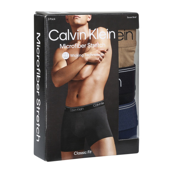 3PACK muške bokserice Calvin Klein višebojan (NB2570A-KM1)