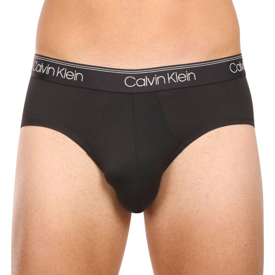 3PACK muške slip gaće Calvin Klein crno (NB2568A-UB1)