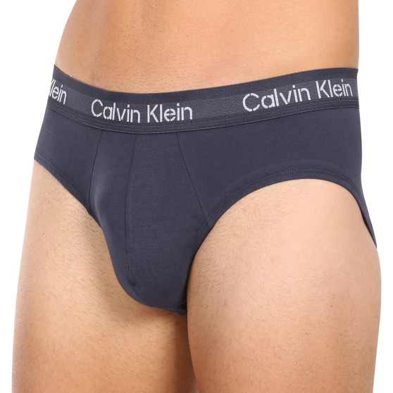 3PACK muške slip gaće Calvin Klein višebojan (NB3704A-KDX)