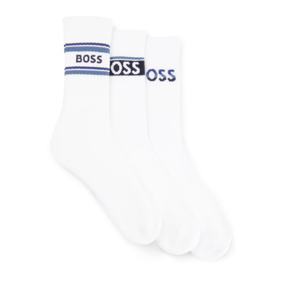 3PACK čarape BOSS bijela (50502027 100)