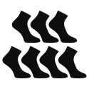 7PACK čarape Nedeto gležanj crn (7NDTPK1001)