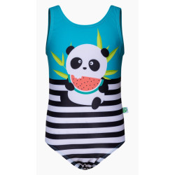 Veseli kupaći kostimi za djevojčice Dedoles Panda (D-K-SCL-S-OPS-C-1260)