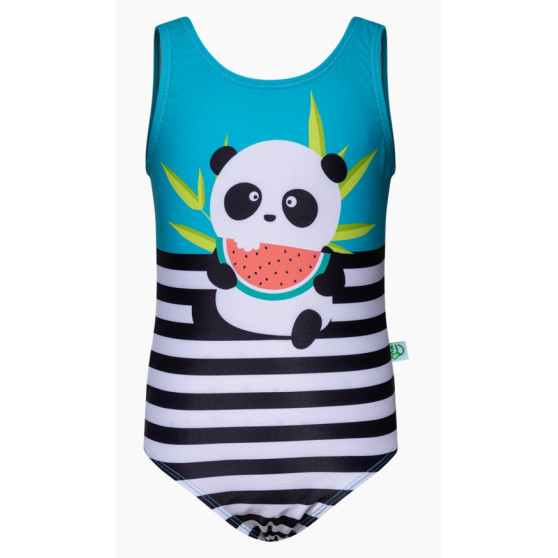 Veseli kupaći kostimi za djevojčice Dedoles Panda (D-K-SCL-S-OPS-C-1260)