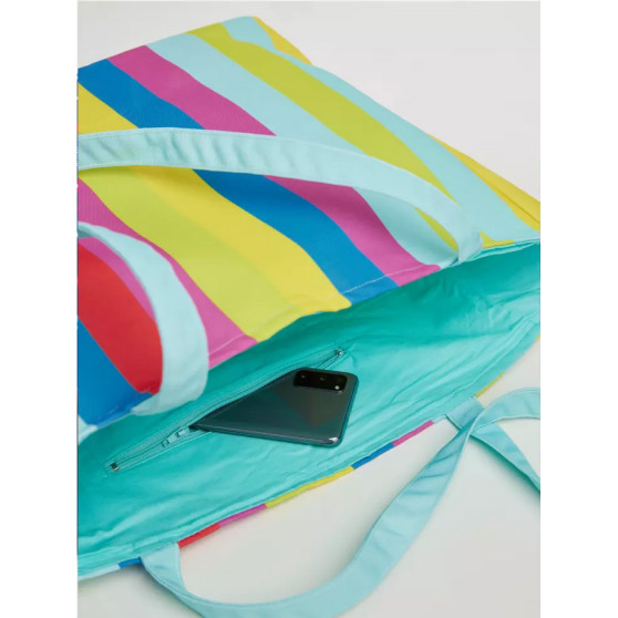 Vesela torba za plažu Dedoles Ljetne trake (D-F-BW-AC-BHB-C-1584)