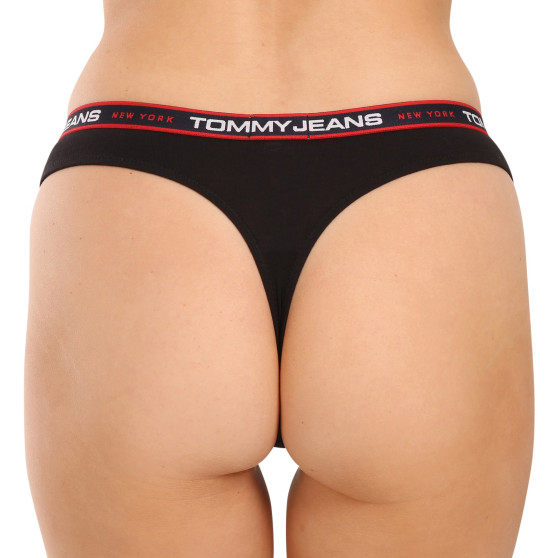 3PACK ženske tange Tommy Hilfiger prevelik raznobojan (UW0UW04709 0VA)