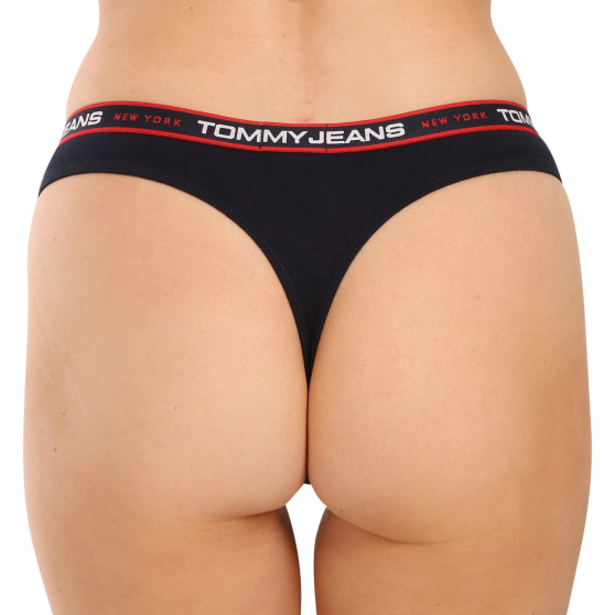 3PACK ženske tange Tommy Hilfiger prevelik raznobojan (UW0UW04709 0VA)