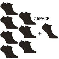 7,5PACK čarape Nedeto niska bambus crna (75NPN001)