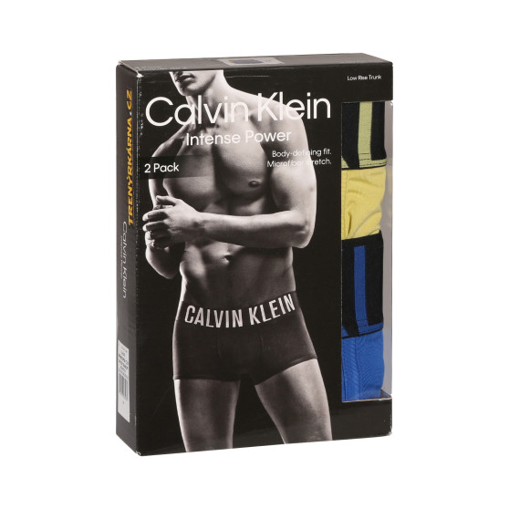 2PACK muške bokserice Calvin Klein višebojan (NB2599A-C28)