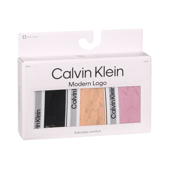 3PACK žensko donje rublje Calvin Klein višebojan (QD5069E-GP9)