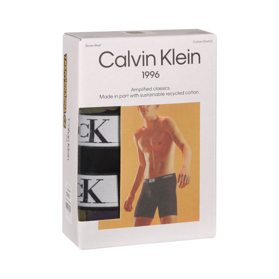 3PACK muške bokserice Calvin Klein višebojan (NB3529E-I14)