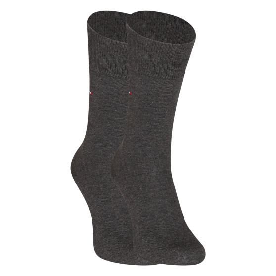 2PACK muške čarape Tommy Hilfiger visoka siva (371111 030)