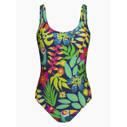 Veseli ženski jednodijelni kupaći kostim Dedoles Tukan u džungli (D-F-BW-SW-OPS-C-1587)