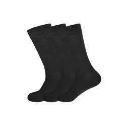 3PACK čarape Gianvaglia visoki crni (SK-201)