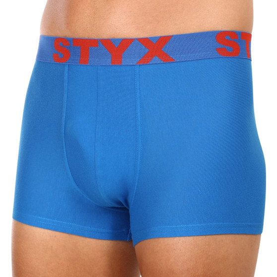 3PACK muške bokserice Styx sportska guma plava (3G1167)