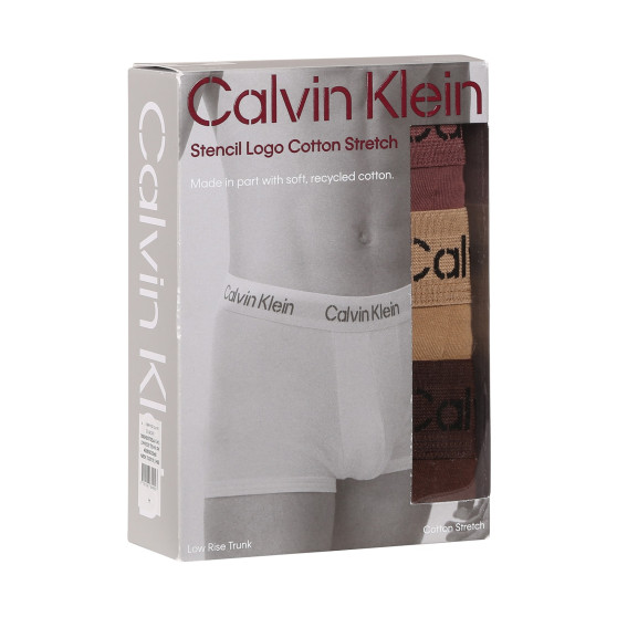 3PACK muške bokserice Calvin Klein višebojan (NB3705A-GN1)