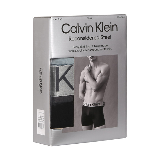 3PACK muške bokserice Calvin Klein višebojan (NB3075A-N2D)