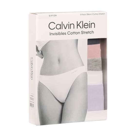 5PACK žensko donje rublje Calvin Klein višebojan (QD5205E-NOZ)
