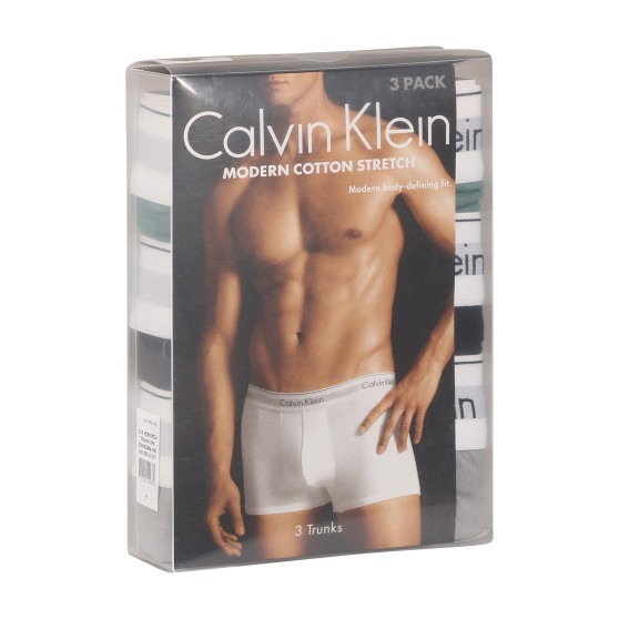 3PACK muške bokserice Calvin Klein prevelik raznobojan (NB3377A-M8O)