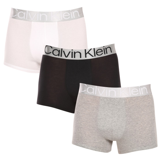 3PACK muške bokserice Calvin Klein višebojan (NB3130A-MP1)
