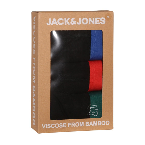 3PACK muške bokserice Jack and Jones crno (12240403)