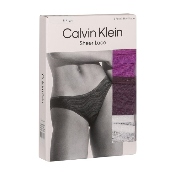3PACK žensko donje rublje Calvin Klein višebojan (QD5203E-NOW)