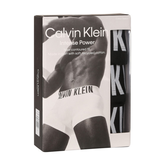 3PACK muške bokserice Calvin Klein crno (NB3608A-UB1)