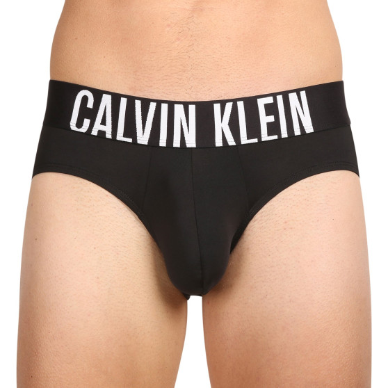 3PACK muške slip gaće Calvin Klein crno (NB3610A-UB1)