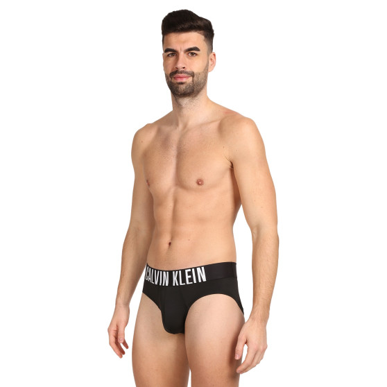 3PACK muške slip gaće Calvin Klein crno (NB3610A-UB1)