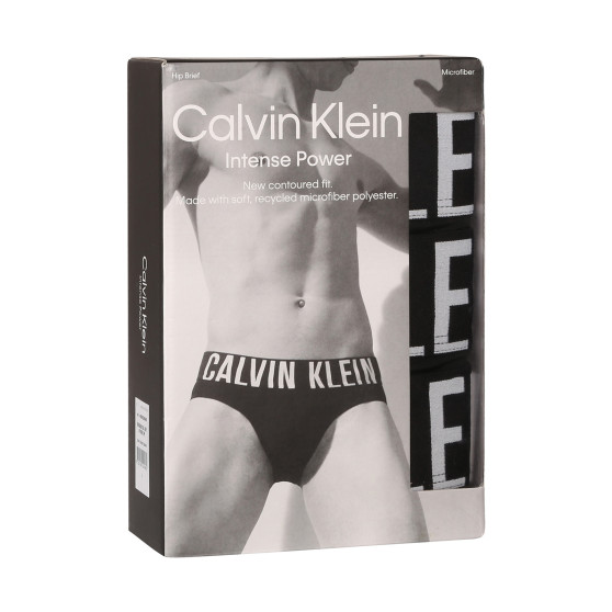 3PACK muške slip gaće Calvin Klein crno (NB3610A-UB1)