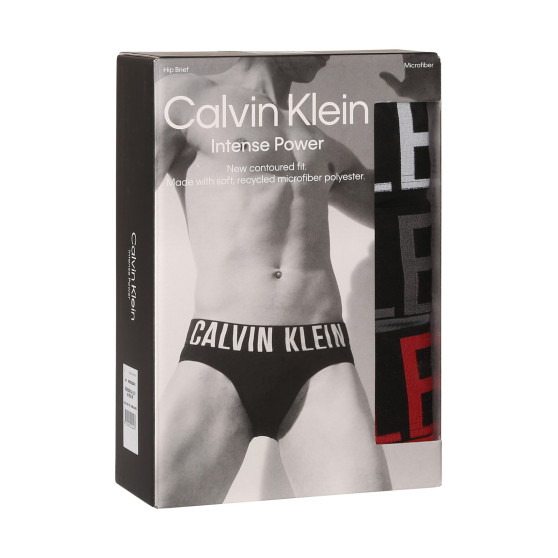 3PACK muške slip gaće Calvin Klein višebojan (NB3610A-LXO)