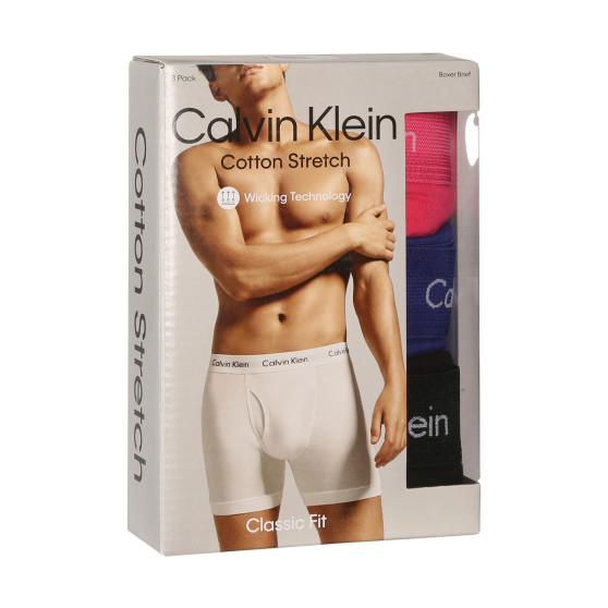 3PACK muške bokserice Calvin Klein višebojan (NB2616A-NLT)