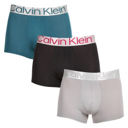 3PACK muške bokserice Calvin Klein višebojan (NB3130A-NA9)