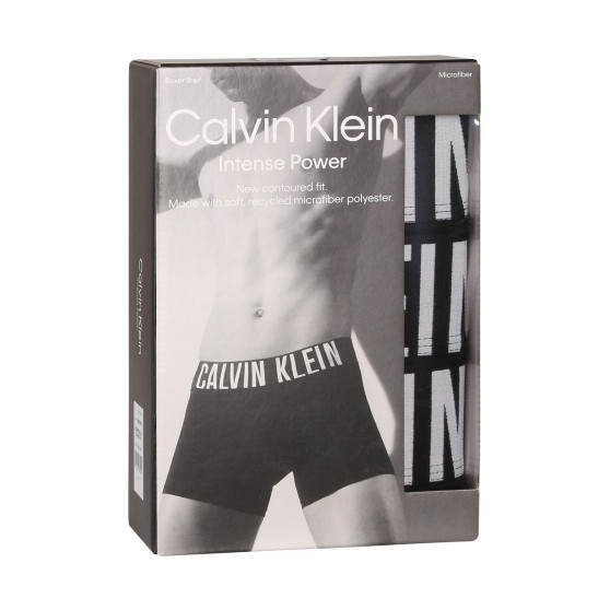 3PACK muške bokserice Calvin Klein crno (NB3612A-UB1)