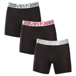 3PACK muške bokserice Calvin Klein crno (NB3131A-GIW)