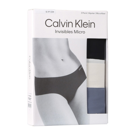 3PACK žensko donje rublje Calvin Klein bešavne raznobojne (QD3559E-NP0)