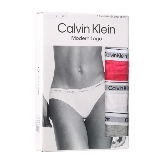 3PACK žensko donje rublje Calvin Klein višebojan (QD5207E-NP4)