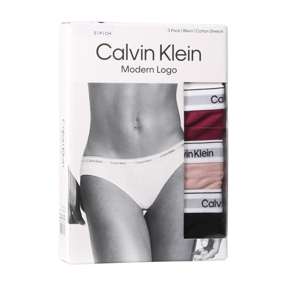 3PACK žensko donje rublje Calvin Klein višebojan (QD5207E-NP6)