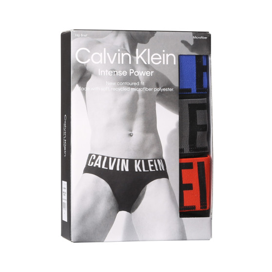 3PACK muške slip gaće Calvin Klein crno (NB3610A-MDJ)