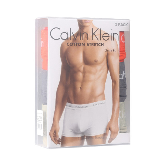 3PACK muške bokserice Calvin Klein višebojan (U2664G-MWQ)