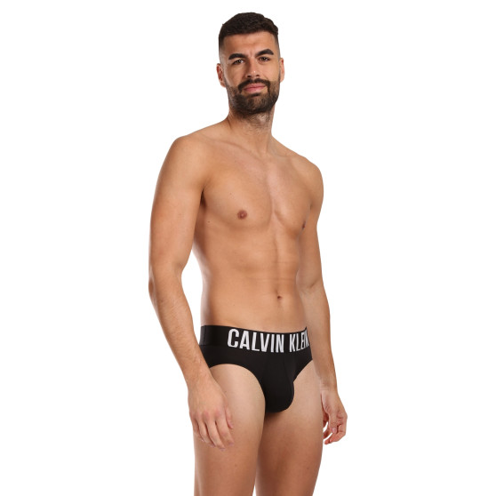 3PACK muške slip gaće Calvin Klein crno (NB3607A-UB1)