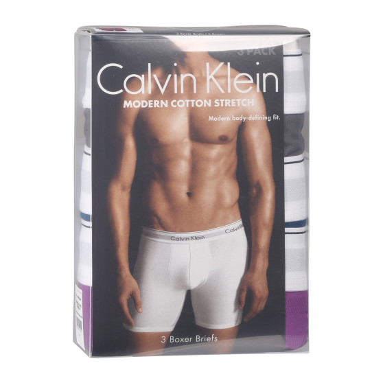 3PACK muške bokserice Calvin Klein višebojan (NB2381A-M8U)