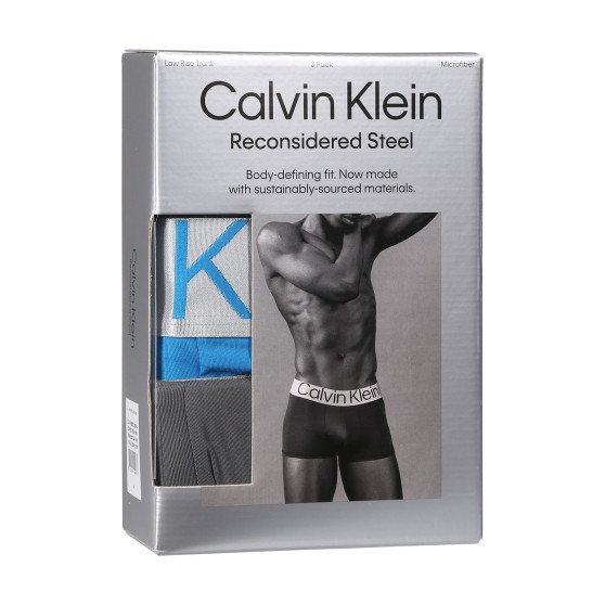 3PACK muške bokserice Calvin Klein višebojan (NB3074A-MH8)