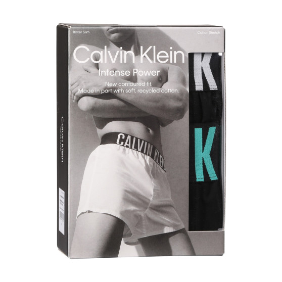 2PACK muške bokserice Calvin Klein crno (NB3833A-MVL)