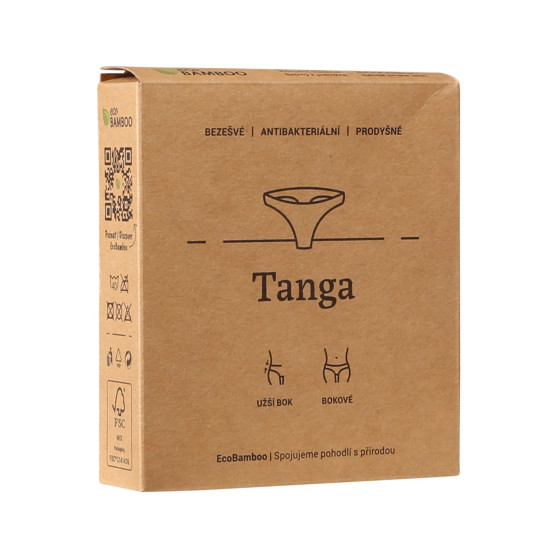 Ženske tange Gina bambus smeđa (05013)